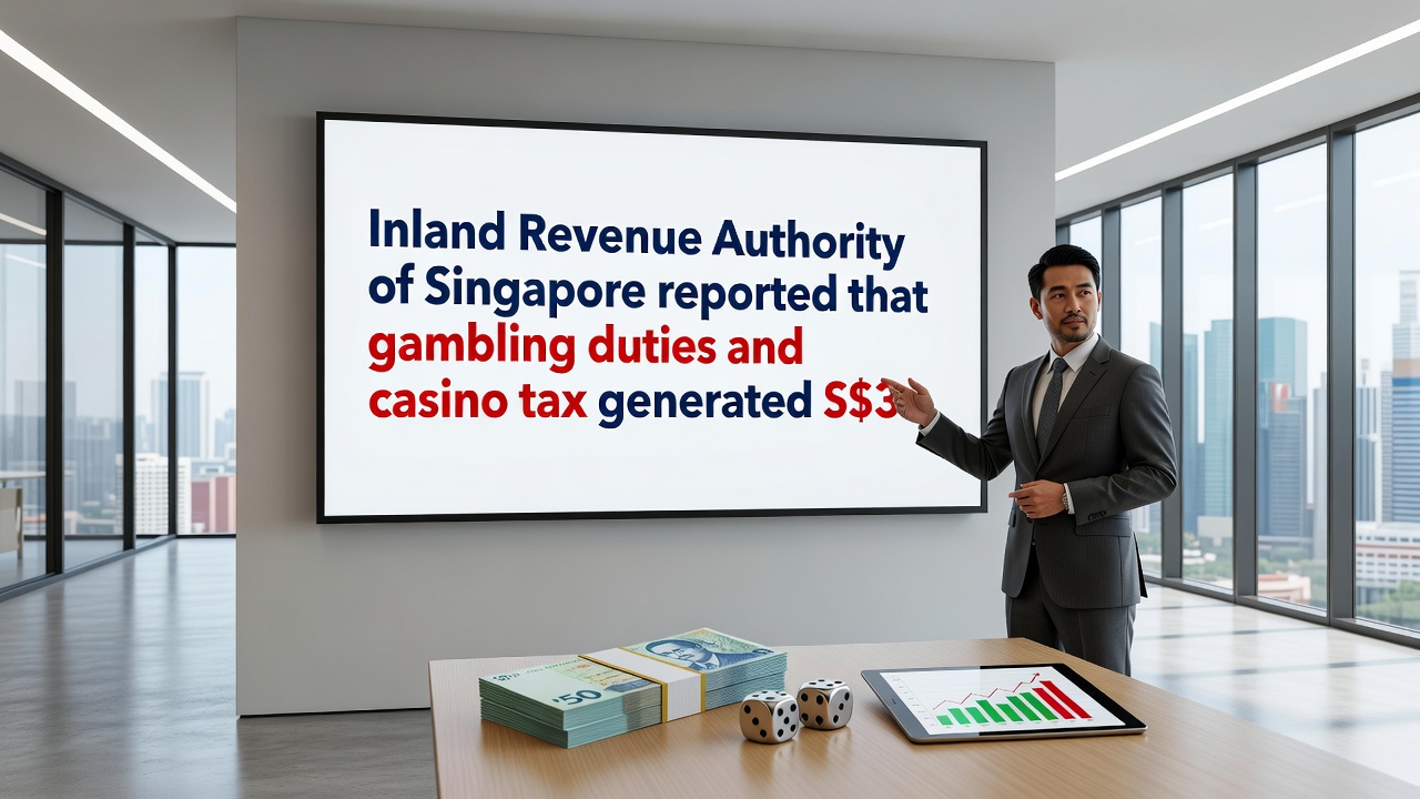 Detailed view of Singapore tax revenue sources and growth rates